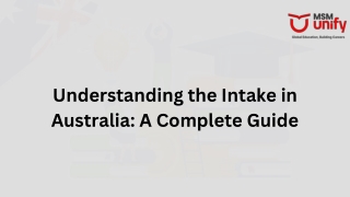 Understanding the Intake in Australia: Tips and Insights for Prospective Student
