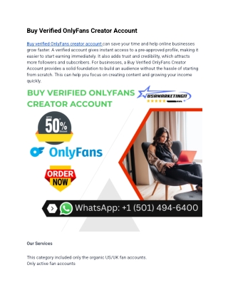 Buy Verified OnlyFans Creator Account (1)