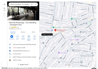 Exercise Physiology and Dry Needling in Mosman