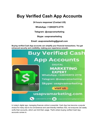 Most 38.5 Websites to Buy Verified Cash App Accounts in 2025