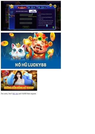 Rikvip Tổ Chức Sự Kiện Hot: Nhận Quà Khủng Ngay Hôm Nay!