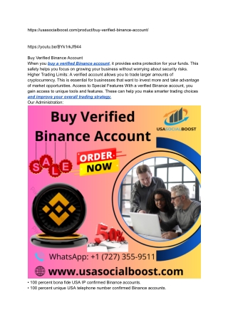 _Buy Verified Binance Account