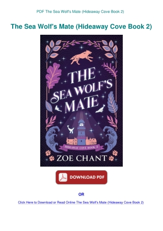 PDF The Sea Wolf's Mate (Hideaway Cove Book 2)