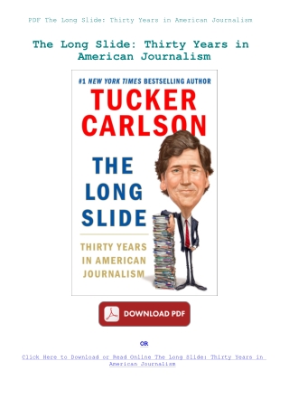 PDF The Long Slide Thirty Years in American Journalism