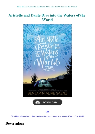 PDF Books Aristotle and Dante Dive into the Waters of the World