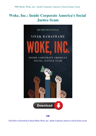 PDF Books Woke  Inc. Inside Corporate America's Social Justice Scam