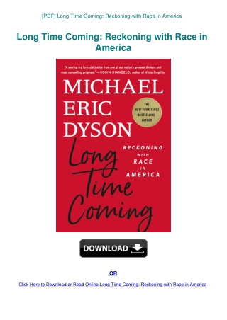 [PDF] Long Time Coming Reckoning with Race in America