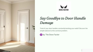 Modern Doorstop Solutions by The Dove Factor
