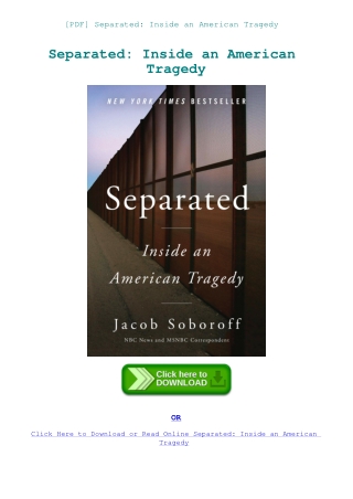 [PDF] Separated Inside an American Tragedy