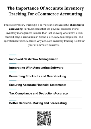 The Importance Of Accurate Inventory Tracking For eCommerce Accounting