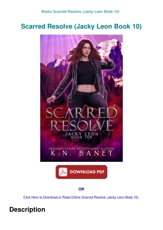 Books Scarred Resolve (Jacky Leon Book 10)