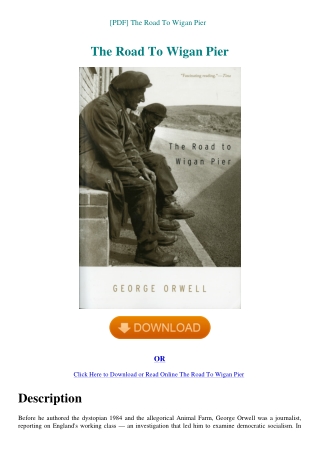 [PDF] The Road To Wigan Pier