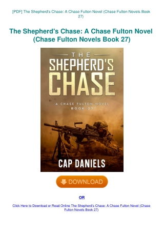 [PDF] The Shepherd's Chase A Chase Fulton Novel (Chase Fulton Novels Book 27)