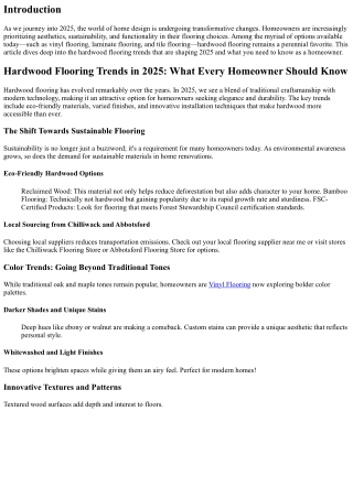 Hardwood Flooring Trends in 2025: What Every Homeowner Should Know