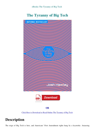 eBooks The Tyranny of Big Tech