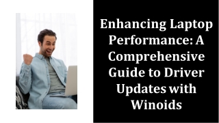 Drivers Update Software  Optimize Your Laptop with Winoids