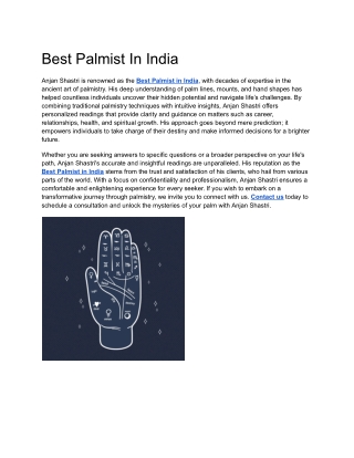Best Palmist In India