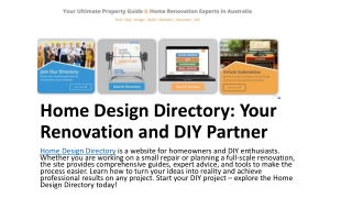 Home Design Directory