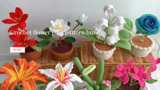 Unique Crochet Flowers for Birthday Gifts - LILYROSY LLC
