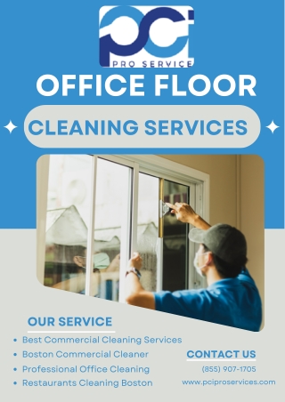 Office Floor Cleaning Services in Boston | PCI PRO SERVICES