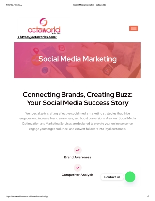 Octaworlds: Elevate Your Brand with Social Media Marketing