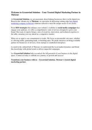 Welcome to Greenwind Solution (1)