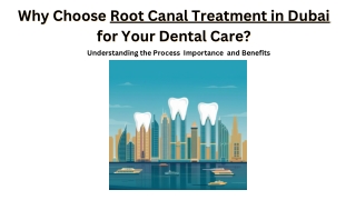 Root Canal Treatment in Dubai