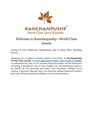 jewellery showroom in nashik