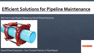 Bell Joint Leak Repair Clamp Reliable Pipe Sealing Solutions