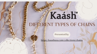 Types of Gold-Plated Chains for Every Style