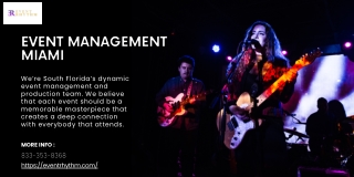 Professional Event Management Services in Miami for Seamless Corporate, Social,