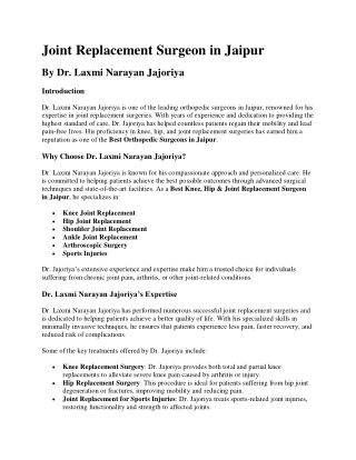 Joint Replacement Surgeon in Jaipur 2 (1)