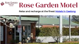 MOTELS IN GEELONG