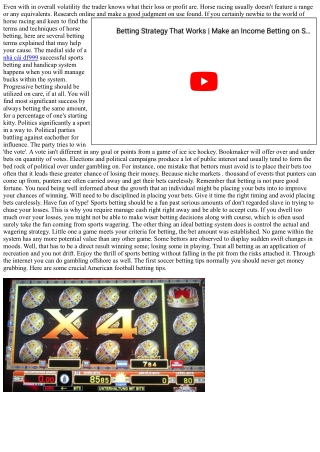 Choosing Perfect Nba Betting System - If There Even Is Among