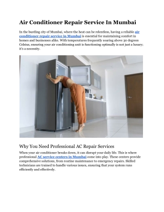 Air Conditioner Repair Service In Mumbai (1)