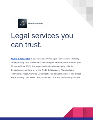 AKMG & Associates - Best CA Firms in India