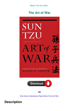 Books The Art of War