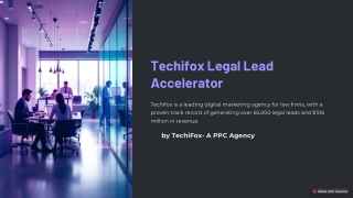 Techifox planning to Launch LLA Program to help law firms grow