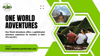 Men's travel experiences