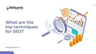 What are the top techniques for SEO (2)