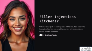 Filler Injections Kitchener