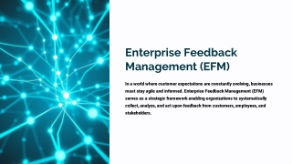 Enterprise Feedback Management- A Overview