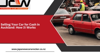 Selling Your Car for Cash in Auckland: How It Works