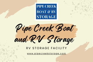 Pipe Creek Boat And RV Storage