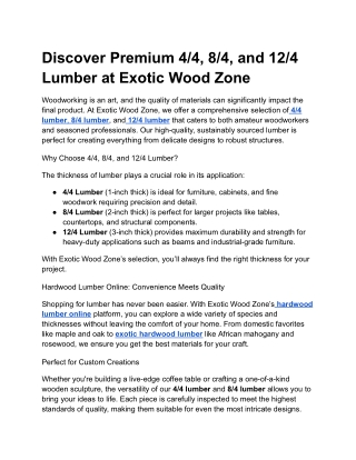 4_4 lumber, 8_4 lumber  22