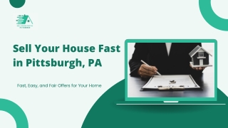 Sell My House Fast Pittsburgh PA: Fast, Fair, and Hassle-Free Solutions