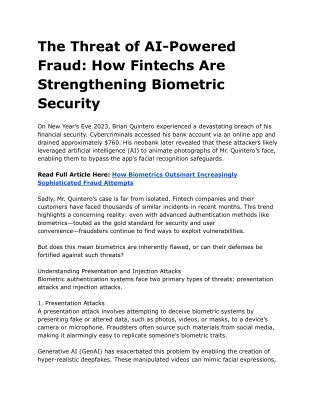 Fighting Fraud with AI_ Strengthening Biometric Authentication in Fintech