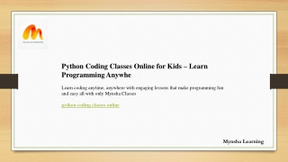 Python Coding Classes Online for Kids  Learn Programming Anywhe