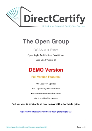 "OGAA-001 Q&A in a Simple and Easy-to-Understand PDF Format"