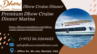 PremiumDhowCruiseDinnerMarina